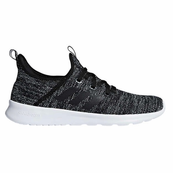 ADIDAS CloudFoam Pure Running Sneakers, Black NIB - Picture 2 of 15